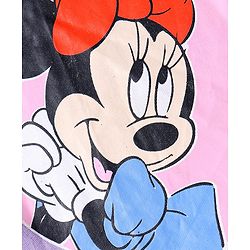 Babyhug Disney Single Jersey Knit Full Sleeves T-Shirts with Minnie & Bambie Graphics Pack of 3 - Pink Green & Purple