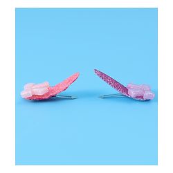 Babyhug Free Size Snap Clips With Bow Applique Pack of 8 - Multicolor