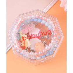 Babyhug Bracelets & Bangles with Mermaid Applique Charms Free Size Pack of 3 - Multicolor