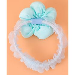 Babyhug Rubber Bands & Scrunchies with Bow Applique Pack of 5 - Blue