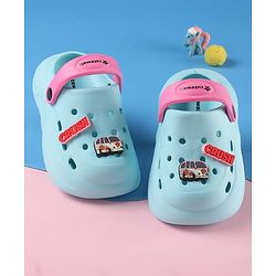 Cute Walk by Babyhug Clogs With Bow Applique - White main image 0
