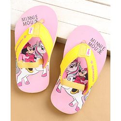 Cute Walk by Babyhug Flip Flops Monster Print - Green main image 0