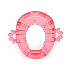 Babyhug Butterfly Print Potty Seat with Handle - Pink