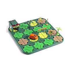 Babyhug Premium DIY Jungle Maze Track Set With 41 Pieces Interactive | Customizable | Jungle Maze Game - Green