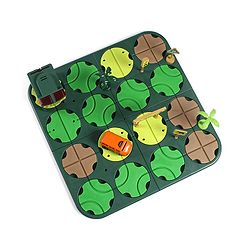 Babyhug Premium DIY Jungle Maze Track Set With 41 Pieces Interactive | Customizable | Jungle Maze Game - Green