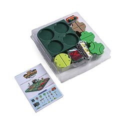 Babyhug Premium DIY Jungle Maze Track Set With 41 Pieces Interactive | Customizable | Jungle Maze Game - Green
