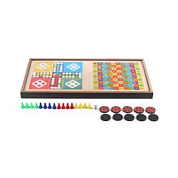Babyhug Disney Mickey & Friends Theme 3 in 1 Fastest Finger Game |Improves Hand eye Co-ordination| Learning and Educational Toy| Family Board Game with Sling Puck Board,Ludo Snake & Ladder|Indoor Toys & Games for Kids.