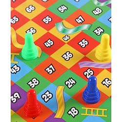 Babyhug Disney Mickey & Friends Theme 3 in 1 Fastest Finger Game |Improves Hand eye Co-ordination| Learning and Educational Toy| Family Board Game with Sling Puck Board,Ludo Snake & Ladder|Indoor Toys & Games for Kids.