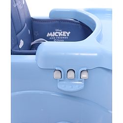 Babyhug Disney Booster Seat With Mickey & Friends Star Theme Print - Blue