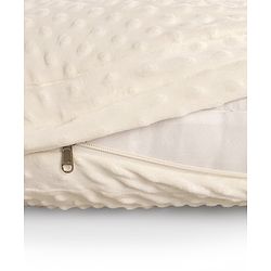Babyhug Sleeping Bag Feeding Pillow & Blanket Combo Set with Giraffe Embroidery - White