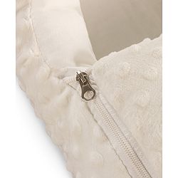 Babyhug Sleeping Bag Feeding Pillow & Blanket Combo Set with Giraffe Embroidery - White