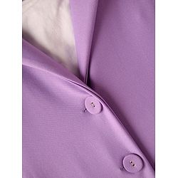 Babyhug Woven Full Sleeves Solid Colour Party Suit With Inner Top - Lilac
