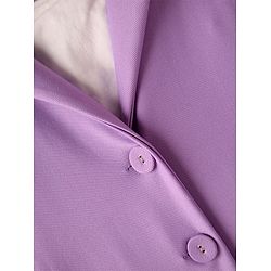 Babyhug Woven Full Sleeves Solid Colour Party Suit With Inner Top - Lilac
