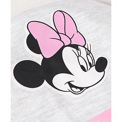 Babyhug Disney Interlock Knit Cap Mittens & Booties Set with Minnie Mouse Graphics - Pink