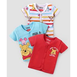 Babyhug Disney Interlock Knit Half Sleeves Jhablas With Winnie The Pooh ...