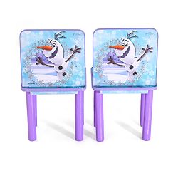 Babyhug Disney Frozen Multipurpose Study Table with 2 Chairs - Purple