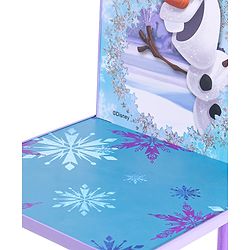 Babyhug Disney Frozen Multipurpose Study Table with 2 Chairs - Purple