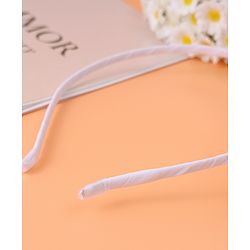 Babyhug Floral Applique Hair Band - White