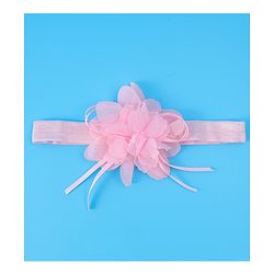 Babyhug Free Size Headbands With Floral Applique Pack Of 3 - Light Pink