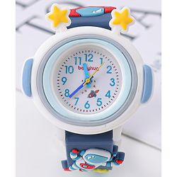 Babyhug Analog Watch With Astronomical Applique Free Size - Blue