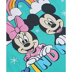 Babyhug Disney Single Jersey Knit Half Sleeves Tops With Minnie & Friends Graphic & Frill Detailing Pack Of 3 - Yellow Purple