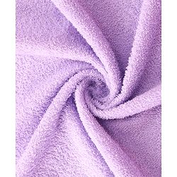 Babyhug Cotton Knit Hooded Wrapper With Princess Print L 73 x B 73 cm - Lilac