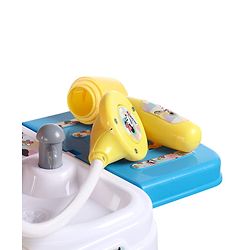 Babyhug Disney Mickey & Friends Doctor Trolley for Kids| Kids Doctors Play Set trolley, Medical Trolley Cart for Kids with 18 Pcs - Blue & Red