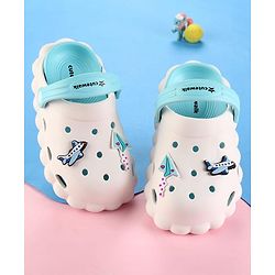 Cute Walk by Babyhug Clogs With Dino Applique - Green