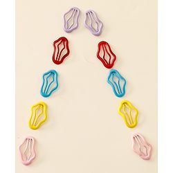 Babyhug Snap Clips Pack of 5 - Multicolor