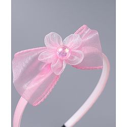 Babyhug Hairband & Clips Accessories Combo Set - Pink