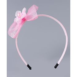 Babyhug Hairband & Clips Accessories Combo Set - Pink