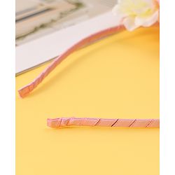 Babyhug Free Size Hair Band With Unicorn & Floral Applique - Multicolour