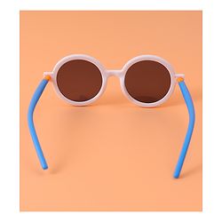 Babyhug Free Size Oval Shaped Sunglasses - White