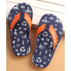 Cute Walk by Babyhug Flip Flops with Back Strap Closure & Elephant Print - Lilac main image 0