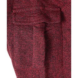 Babyhug Cotton Knit Full Length Lounge Pants with Mountain Explorer Print - Maroon
