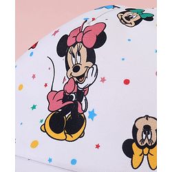 Babyhug Baseball Cap with Minnie Mouse White - Diameter 16cm