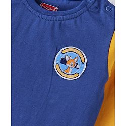 Babyhug Cotton Knit Full Sleeves T-Shirts with Stripes & Patch Detailing Pack of 3 - Multicolor