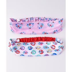 Babyhug Disney Free Size Headbands With Minnie Mouse & Daisy Duck Pack of 2 - Multicolour