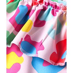 Babyhug Water Repellant V Cut Swimsuit - Pink