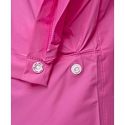 Babyhug Full Sleeves Below Knee Length Raincoat With Sleeping Beauty Print - Pink