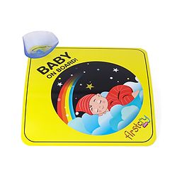 Babyhug Baby On Board Sign - Yellow