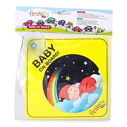 Babyhug Baby On Board Sign - Yellow