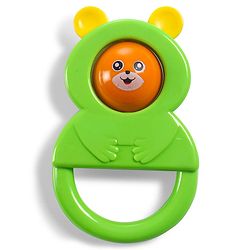 Babyhug Baby Rattle With Teethers For Newborn Babies,Non-Toxic Plastic PacK of 6- Multicolor