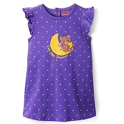 Babyhug Frill Sleeves Cotton Bird and Floral Graphics Tops Pack of 3 - Multicolour