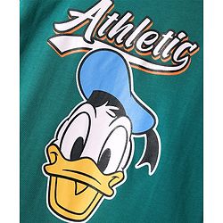 Babyhug Disney Single Jersey Knit Half Sleeves T-Shirt with Donald Duck Graphics - Green