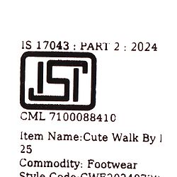 Cute Walk by Babyhug Casual Shoes with Velcro Closure & Checks Design - Brown