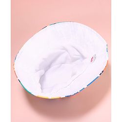 Babyhug Cotton Woven Two Layer Bucket Hat Multicolor - Diameter 75 cm