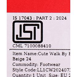 Cute Walk by Babyhug Slip On Solid Loafers - Brown