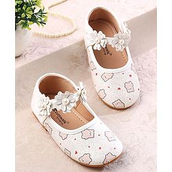 Cute Walk by Babyhug Ballerina with Velcro Closure & Bow Applique - Pink main image 0