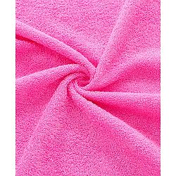 Babyhug Cotton Terry Woven Bath Towel With Embroidery L 102 x B 51 cm - Pink